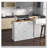 41.25" Rolling Kitchen Island with Drop Leaf