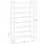 Range-chaussures à 8 niveaux, range-chaussures en métal, support à chaussures pouvant contenir 40 paires, tablette de rangement pour chaussures pour placard, vestibule-1092246201