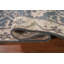 Tapis de couloir bleu Oushak 3x8