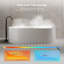 Baignoire de trempage autoportante en acrylique 67 "x 30" avec trop-plein et bonde escamotable pour salle de bain MonBlari-124237061-126089356
