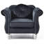 Chaise avec accoudoirs évasés chic Chic-843613982