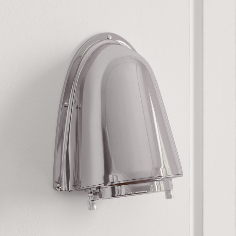 Ralph Lauren Grant 1 Light Flush Mounted Sconce, Polished Nickel