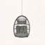 Balancelle PE en rotin avec coussin, gris-563089824