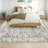 Watte Vintage Moroccan Washable Area Rug, Non-Slip Backing Low Pile Indoor Rug for Living Room, Bedroom, Dining Room or Office-737189931-719502386