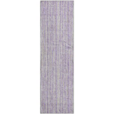 Premium Machine Washable Prisco Lavender Rug