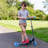 Nebulus Adjustable Scooter: Black & Blue-123821246