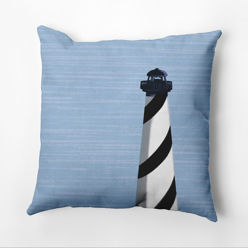 Nautical Nights Reversible Throw Pillow, 26" H x 26" W