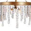 Plafonnier semi-encastré 3 lumières Boho