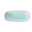 67'' x 29.5'' Freestanding Soaking Solid Surface Bathtub