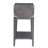 Beckett Solid + Manufactured Wood Side Table in Anthracite