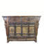 Carved Elm Dual-Drawer Cabinet