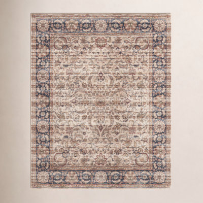 Ivory Traditional Persian Oriental Rug