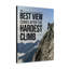 «The Best View Motivational Verse», art textuel sur toile tendue-162914402