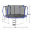 Trampoline durable de 14 pi avec filet de sécurité, structure thermolaquée et matériaux résistants aux rayons UV pour un plaisir extérieur durable