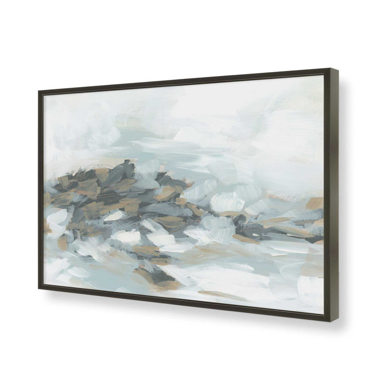 «Clouded Breakers I» par June Erica Vess, reproduction d'art, 30" H x 40" W, Noir