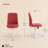 Upholstered Armless Task Chair, Swivel Desk Chair With Wheels, Adjustable Vanity Chair for Make Up-1690009237