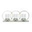 Triple Ring Glass Votive-584094595