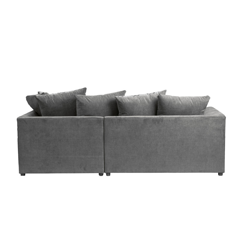 Arabella 2 - Piece Living Room Set, Grey, Right Hand