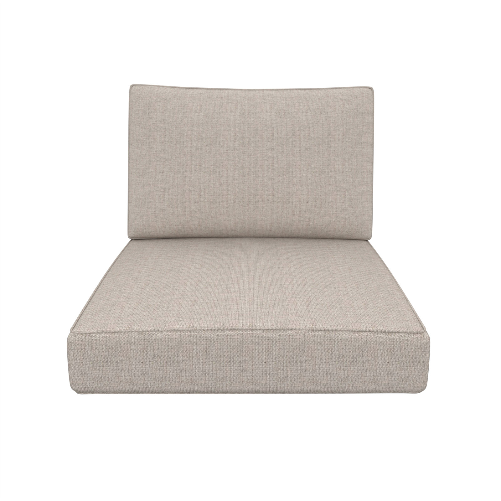 Donnely Sunbrella® Louge Chair Cushion, 26" W x 30" D, Sunbrella® Cast Silver