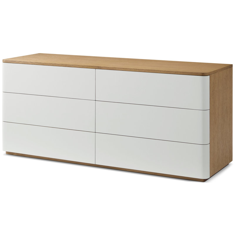 Seoul 6-Drawer Dresser II, Natural