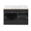 Armoire de salle de bain murale 30 "avec armoire latérale combinée, armoire de salle de bain avec porte à fermeture en douceur et tiroirs, meuble-lavabo moderne avec lavabo-543325298