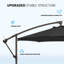 Parasol de patio en porte-à-faux 120 "avec base rotative-718425464