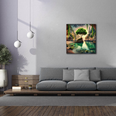 «Paradise Cove» par Rey Klimt, art mural sur toile