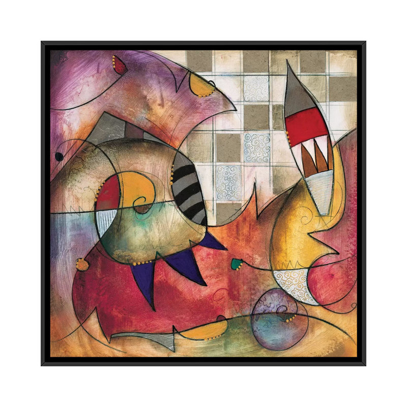 « primo i » par eric waugh, impression sur toile, H 18 po x l 18 po x P 1,5 po, Toile avec cadre flottant noir, Pas de tapis