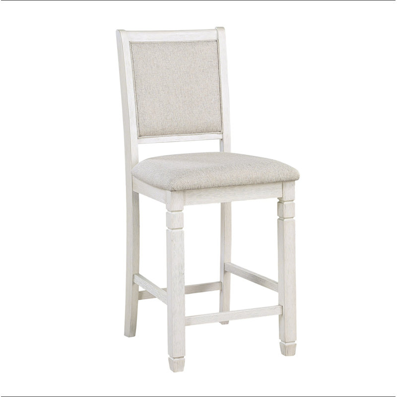 Ensemble de chaises de salle à manger en bois texturé antique