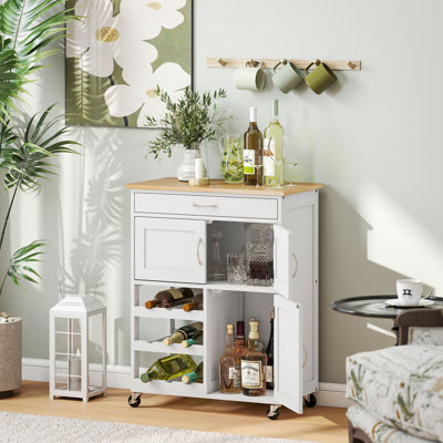 Akieba 26.5 " W Kitchen Cart