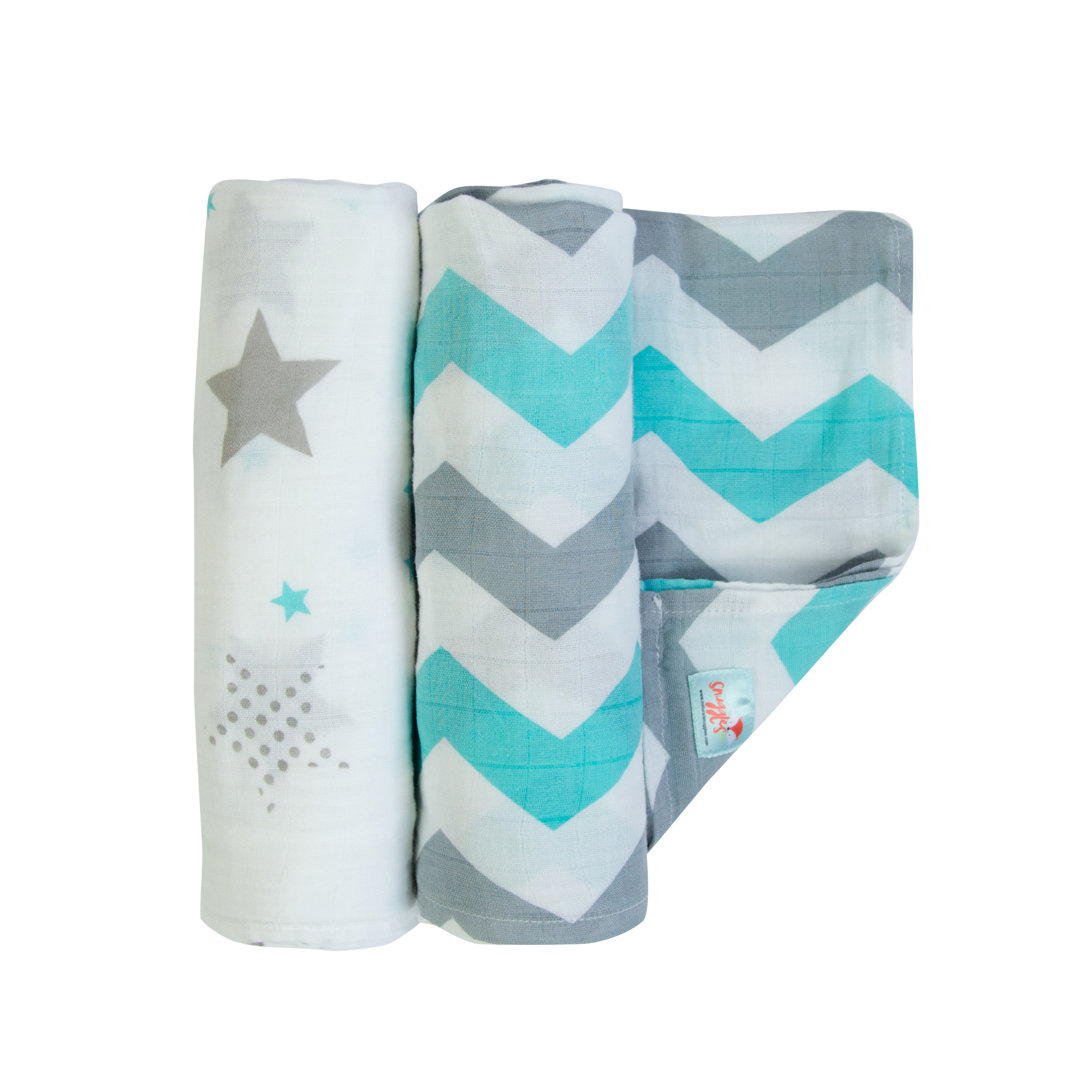 70% Rayon From Bamboo 30% Cotton Swaddle Natural Snuggles