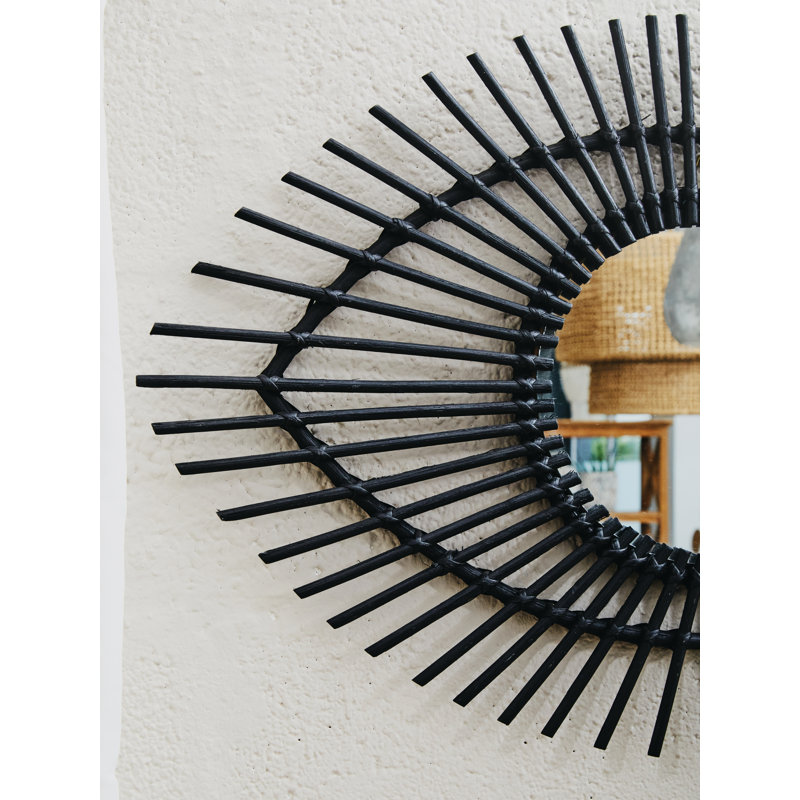 Beneduce Rattan Flat Mirror