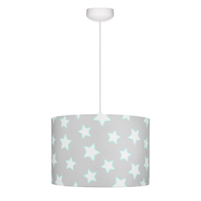 Adrastus 1 - Light White Drum Pendant