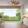 Windflower 12 - Blade Windmill Smart Ceiling Fan with Wall Control and LED Light Kit Included, Works With Alexa and iOS or Android App