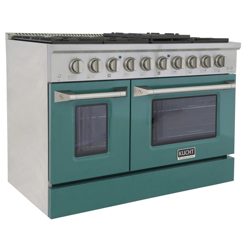 Kucht 48" 6.7 Cubic Feet Range, Liquid Propane, Green