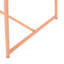 Table d'appoint orange H 15,5 po - Design moderne avec treillis en fer-917556237