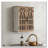 Wall-Mounted Cabinet with Decorative Cutout Doors-1118148841