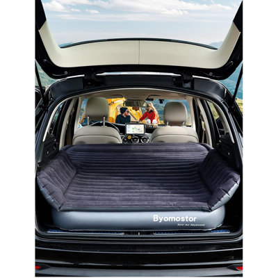 SUV Air Mattress With Wireless Removable 3-In-1 Built-In Pump And Mattress 'Wings' | 7-Inch Height Car Mattress For Mid/Large Suvs, Trucks, Minivans, Supports 660Lbs – Ideal For Road Trips And Camping