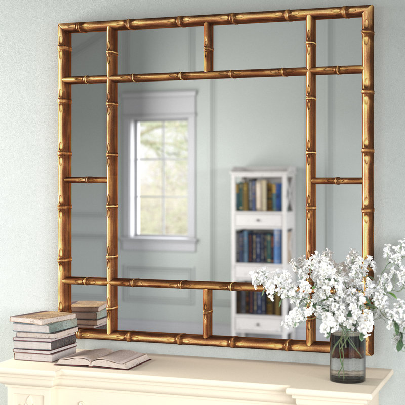 Eile Square Mirror, Gold