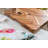 Acacia Herringbone Rectangular Board With Inset Handles, Medium