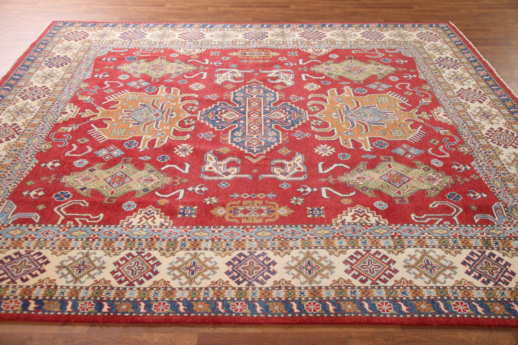 Rugsource Geometric Kazak Oriental Area Rug 8x10 | Wayfair