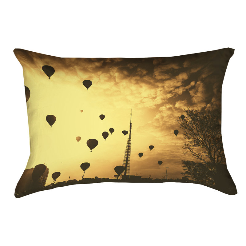 Alexandre Perotto Reversible Throw Pillow, Spun Polyester