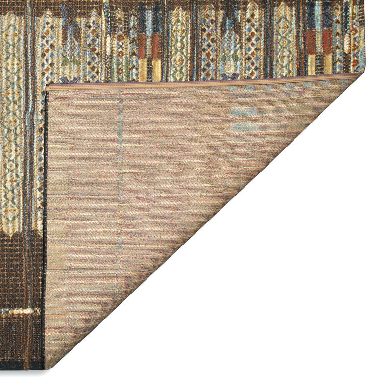 Tapis intérieur / extérieur Kortlynn, Tapis de couloir 1 pi 11 po x 7 pi 6 po
