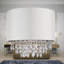 Lampley Fabric Semi Flush Mount-407741081-407741086