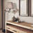 Tiniya 1 Light Floor Lamp With Oil Rubbed Bronze Finish And Cream Shade