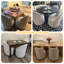 Chaise pivotante rembourrée entièrement assemblée-115126444