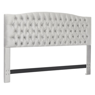 Tête de lit rembourrée et capitonnée avec capitonnage contemporain Celeste Elle Decor