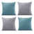 Silver/Teal