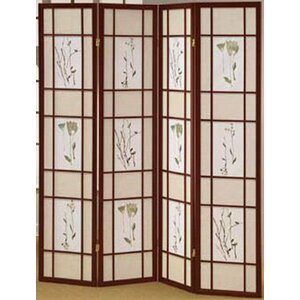 Boothbay 71" H Solid Wood Folding Room Divider