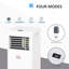Climatiseur portatif 8 000 BTU avec télécommande